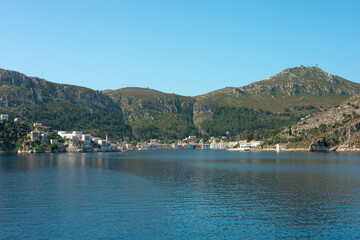 Fototapeta premium view of the island on Kastellorizo