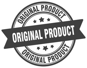 Obraz premium original product stamp. original product label on transparent background. round sign