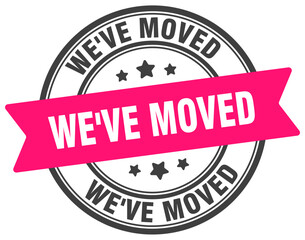 we've moved stamp. we've moved label on transparent background. round sign