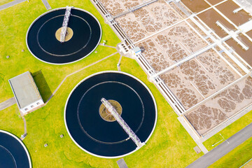 Sewage treatment plant. Grey water recycling. Waste management in European Union.
- 781251839