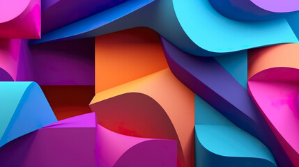 Modern soft and smooth plasticine abstract background. Random abstract shape. Vivid color.