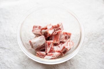 Imported pork rib bones can be made into braised pork ribs, steamed pork ribs and other Chinese...