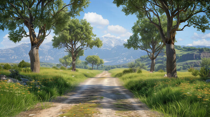 Path in the countryside