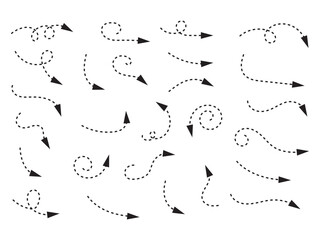 Hand drawn arrow and line collection. Set simple arrows isolated on white background. Arrow mark icons. Arrow paint - stock vector. Used in web , templates . Isolated on white background in eps 10.