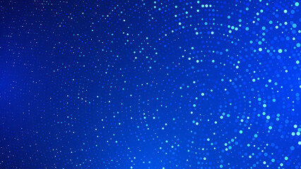 Abstract Digital Circles of Particles with Noise. Futuristic Circular Sound Wave. Big Data Visualization. 3D Virtual Space VR Cyberspace. Crypto Currency Concept. Vector Illustration.