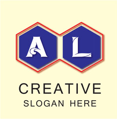 AL Box Letter Logo Concept