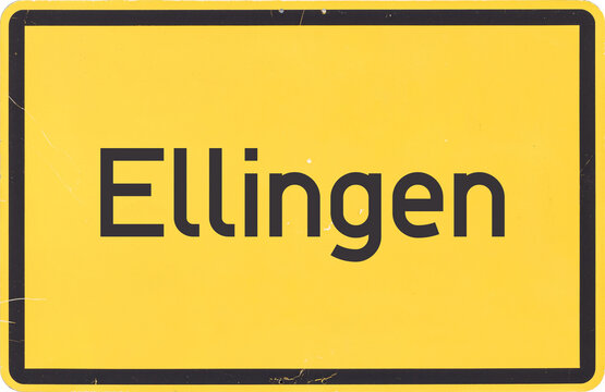 Ortsschild Ellingen