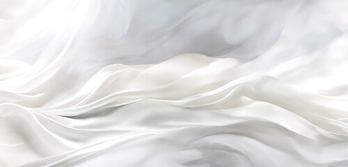 リッチなシルクみたいに白く波打つ背景画像