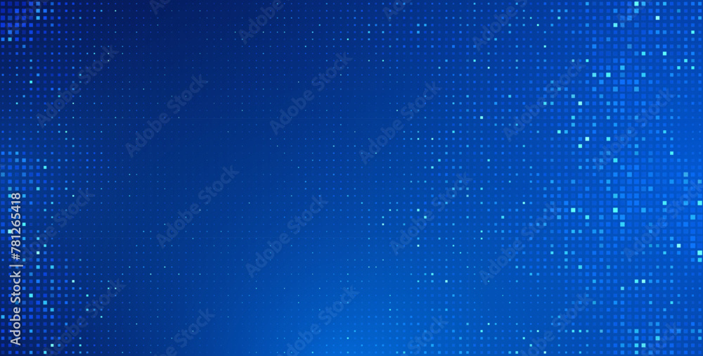 Poster Abstract Finance Digital Business Background. Fintech Technology or Science Research Presentation Backdrop. Digital Crypto Business Vector Illustration.