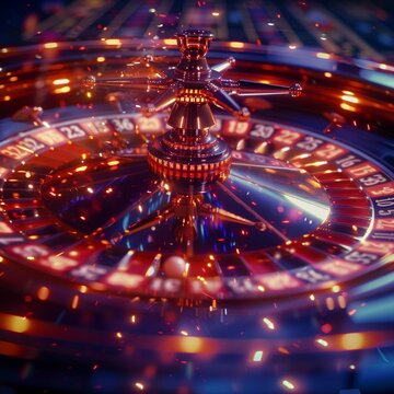 8K image of a roulette wheel in swift motion, a blur of chance and fortune, perfect for capturing the essence of casino gambling , 8K , high-resolution, ultra HD,up32K HD