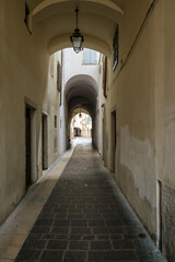 street in the old town - obrazy, fototapety, plakaty