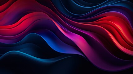 A digital representation of gentle waves, using smoothly transitioning blue and purple hues
