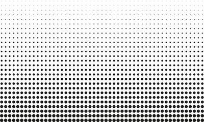 Abstract Halftone Dot Pattern. Isolated Vector Illustration