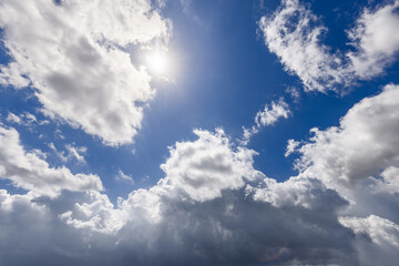 Perfect sky for backgrounds or creative enhancements, this sky features dynamic cumulus clouds,...