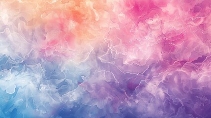 A pastel watercolor background with abstract elements.