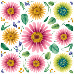 pattern with flowers