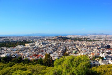 Fototapeta na wymiar Athens - Greece - View of the imposing city