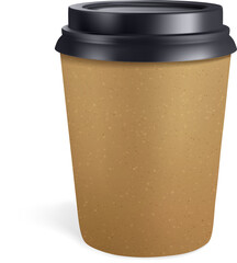 Kraft Coffee Cup Mockup