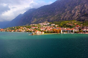 Kotor - Montenegro - fantastic view of the Bay of Kotor