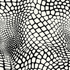 Vector seamless pattern. Abstract animal skin texture. Monochrome spotted surface. Creative spotty background. Monochrome scattered spots. Can be used as swatch in Illustrator.