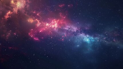 An abstract galaxy space background. A night sky background... - obrazy, fototapety, plakaty