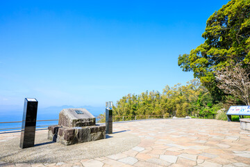 春の金印公園　福岡県志賀島　Kinin Park in spring. Fukuoka Pref, Shikanoshima island.