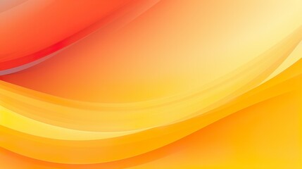 A vibrant abstract background with a smooth gradient of orange to white creating a sense of movement and fluidity