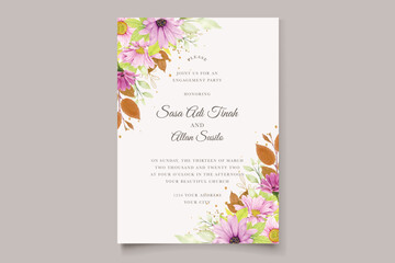 A set of floral brochures for the wedding of the week
