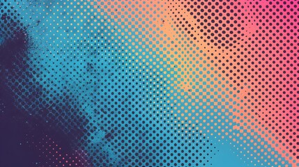 Moder sport backdrop, Dots halftone in two color pattern gradient grunge texture background - obrazy, fototapety, plakaty