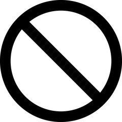 Sign forbidden. Icon symbol ban. Red circle sign stop entry ang slash line isolated on transparent background. Mark prohibited. Icon symbol ban. Mark prohibited. - obrazy, fototapety, plakaty