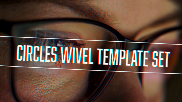 Circle Swivel Template Set | Drag and Drop Style