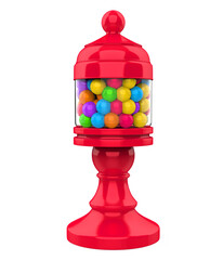 Candy Gumball Machine Isolated - 781298031