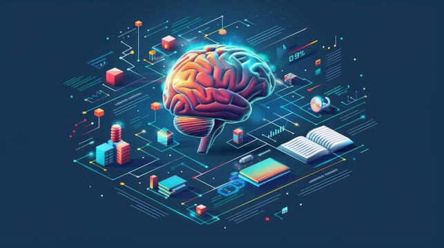 Education and Learning: A 3D vector infographic highlighting the importance of critical thinking in education