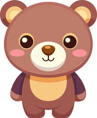 Obraz premium Cute little panda illustration vector logo