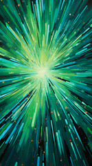 Fototapeta premium Modern stylish colorful 3D explosion design background