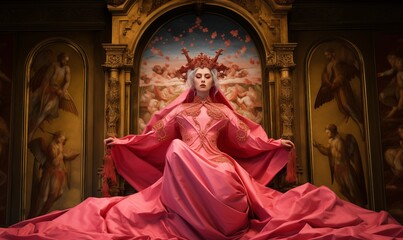 Obraz premium Vatican's stance on gender identity thought-provoking image capturing the intersection of religion society and personal identity