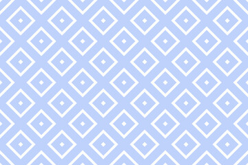 Seamless Geometric Squares and Dots Light Blue Pattern. - 781307474