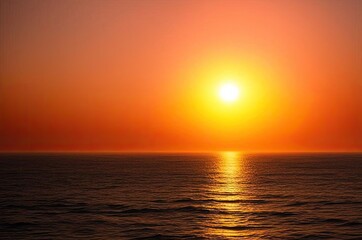 Obraz premium Beautiful red sunset