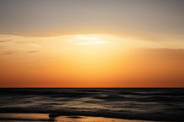 Beautiful red sunset
