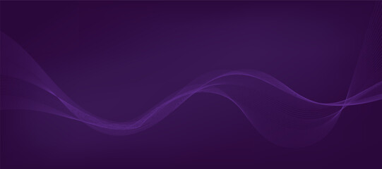 Abstract vector gradient background with waves	
