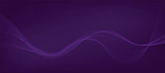 Fototapeta premium Abstract vector gradient background with waves 