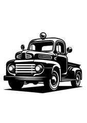 Old Truck SVG, Old truck Silhouette, Old truck png, Old truck vector, Old truck monogram, Old truck clipart, Car SVG