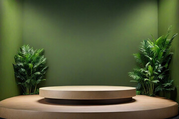 Product display platform and scene