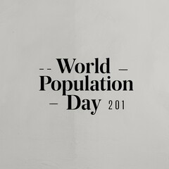 Illustration of World Population Day Concept, 11July. Explosion of world population
