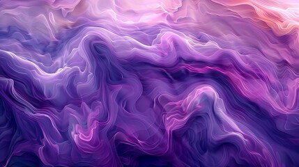 Fototapeta premium Abstract design with waves and fire in shades of Purple, Lilac, Petunia, Aubergine Gleam. Minimalist with maximum negative space.