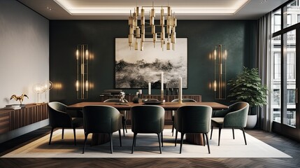 Dining Room in Contemporary style