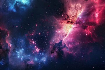 Galaxy in space - obrazy, fototapety, plakaty