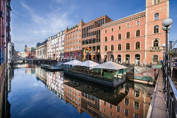 Hamburg Bleichenfleet an der Poststrasse