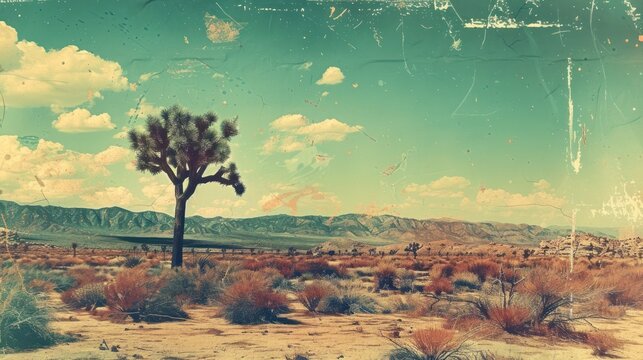 Big Joshua Tree in the Mojave Deserte
