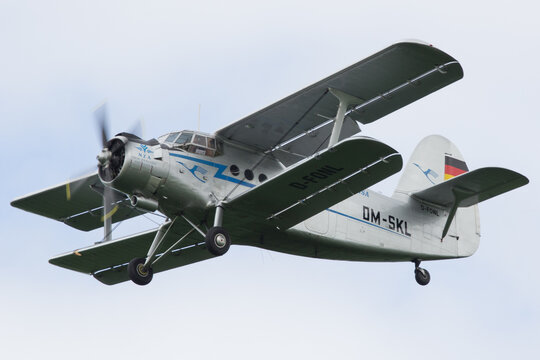 Oostwold, Netherlands May 25, 2015: Antonov AN-2 aircraft